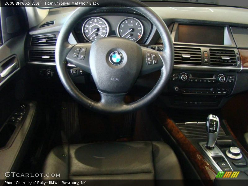 Titanium Silver Metallic / Black 2008 BMW X5 3.0si