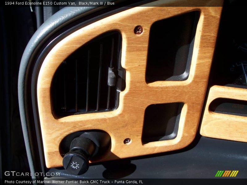 Black/Mark III / Blue 1994 Ford Econoline E150 Custom Van