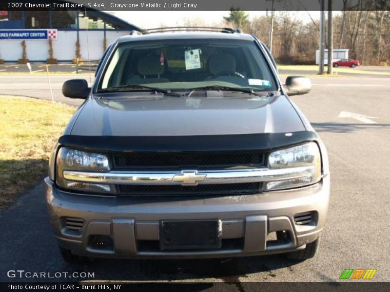 Graystone Metallic / Light Gray 2007 Chevrolet TrailBlazer LS 4x4
