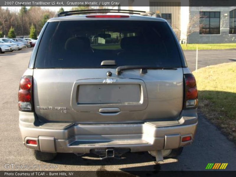 Graystone Metallic / Light Gray 2007 Chevrolet TrailBlazer LS 4x4