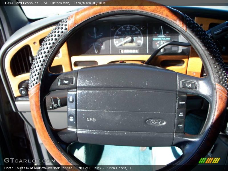 Black/Mark III / Blue 1994 Ford Econoline E150 Custom Van