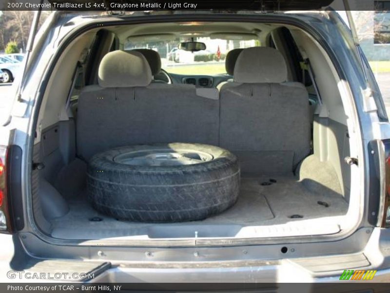 Graystone Metallic / Light Gray 2007 Chevrolet TrailBlazer LS 4x4