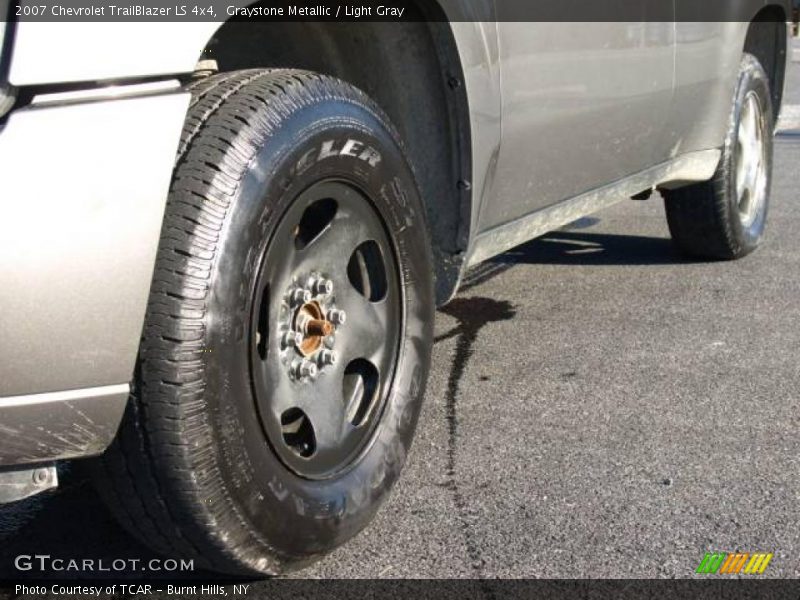 Graystone Metallic / Light Gray 2007 Chevrolet TrailBlazer LS 4x4