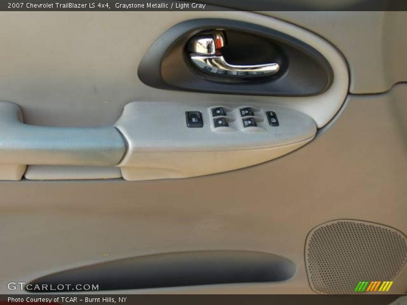 Graystone Metallic / Light Gray 2007 Chevrolet TrailBlazer LS 4x4