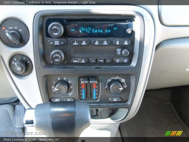 Graystone Metallic / Light Gray 2007 Chevrolet TrailBlazer LS 4x4