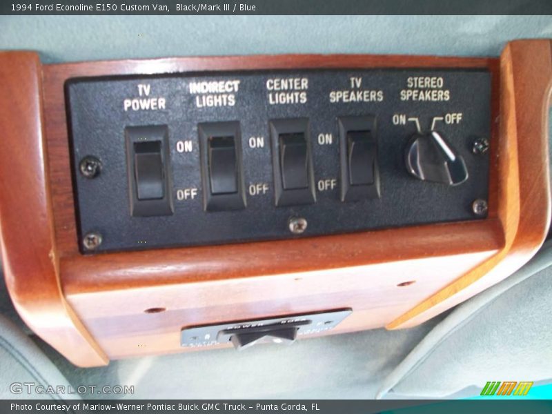 Black/Mark III / Blue 1994 Ford Econoline E150 Custom Van