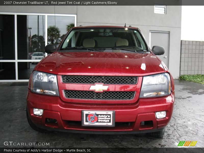Red Jewel Tint Coat / Light Cashmere/Ebony 2007 Chevrolet TrailBlazer LT