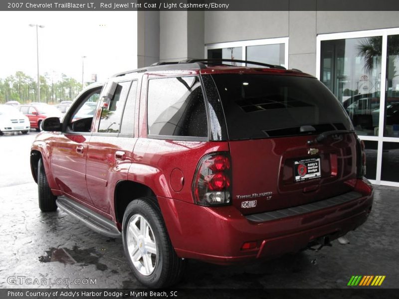 Red Jewel Tint Coat / Light Cashmere/Ebony 2007 Chevrolet TrailBlazer LT