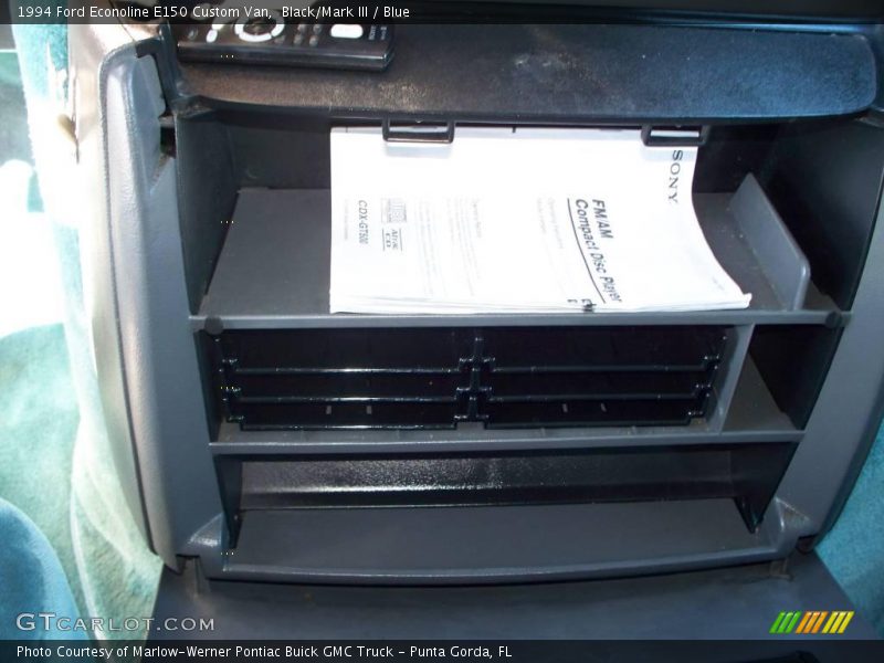 Black/Mark III / Blue 1994 Ford Econoline E150 Custom Van