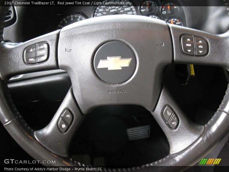 Red Jewel Tint Coat / Light Cashmere/Ebony 2007 Chevrolet TrailBlazer LT