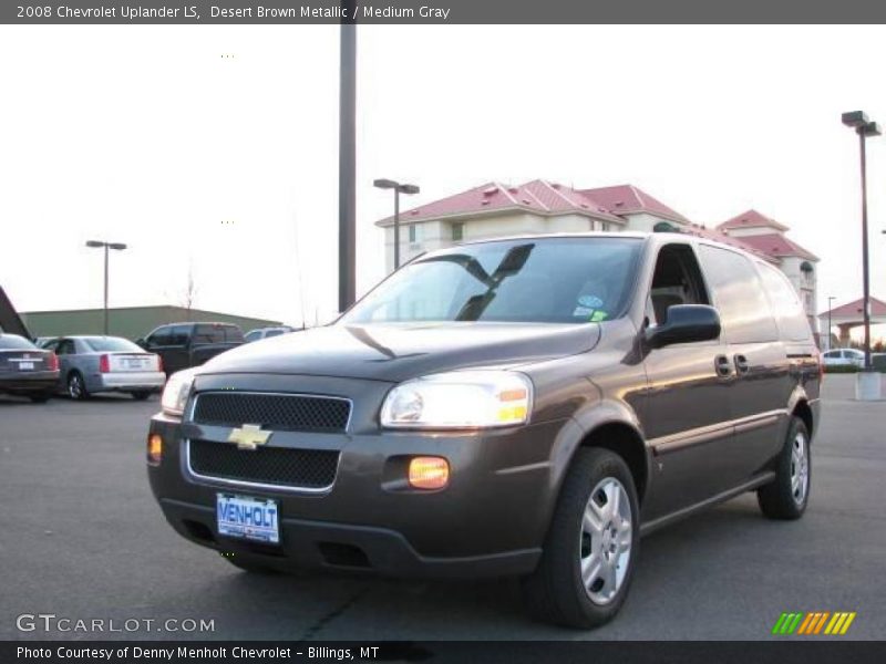 Desert Brown Metallic / Medium Gray 2008 Chevrolet Uplander LS