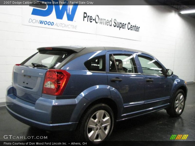 Marine Blue Pearl / Pastel Slate Gray 2007 Dodge Caliber SXT