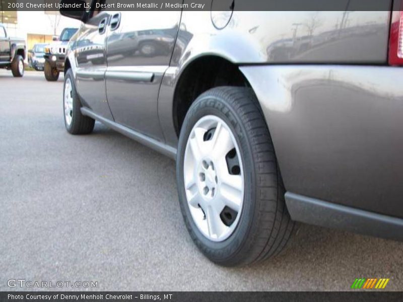 Desert Brown Metallic / Medium Gray 2008 Chevrolet Uplander LS