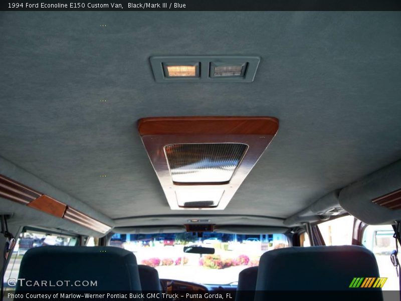 Black/Mark III / Blue 1994 Ford Econoline E150 Custom Van