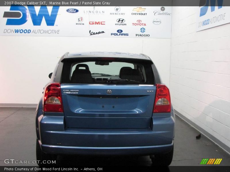 Marine Blue Pearl / Pastel Slate Gray 2007 Dodge Caliber SXT