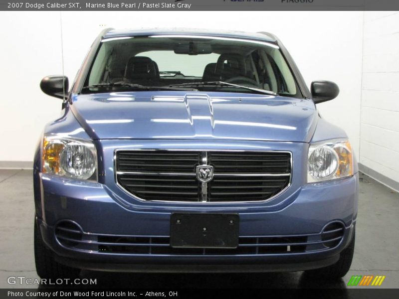 Marine Blue Pearl / Pastel Slate Gray 2007 Dodge Caliber SXT