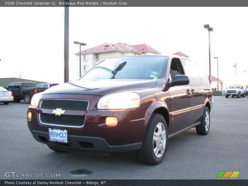 Bordeaux Red Metallic / Medium Gray 2008 Chevrolet Uplander LS