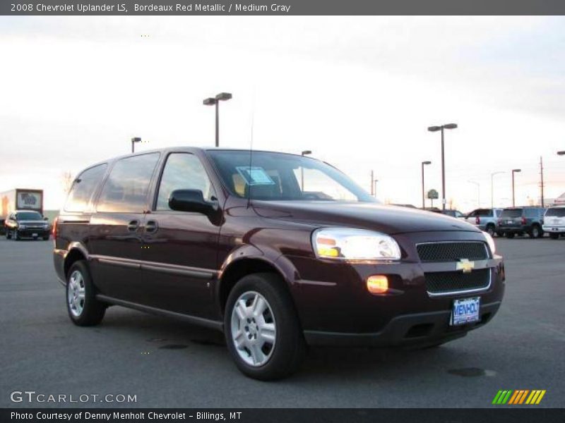 Bordeaux Red Metallic / Medium Gray 2008 Chevrolet Uplander LS