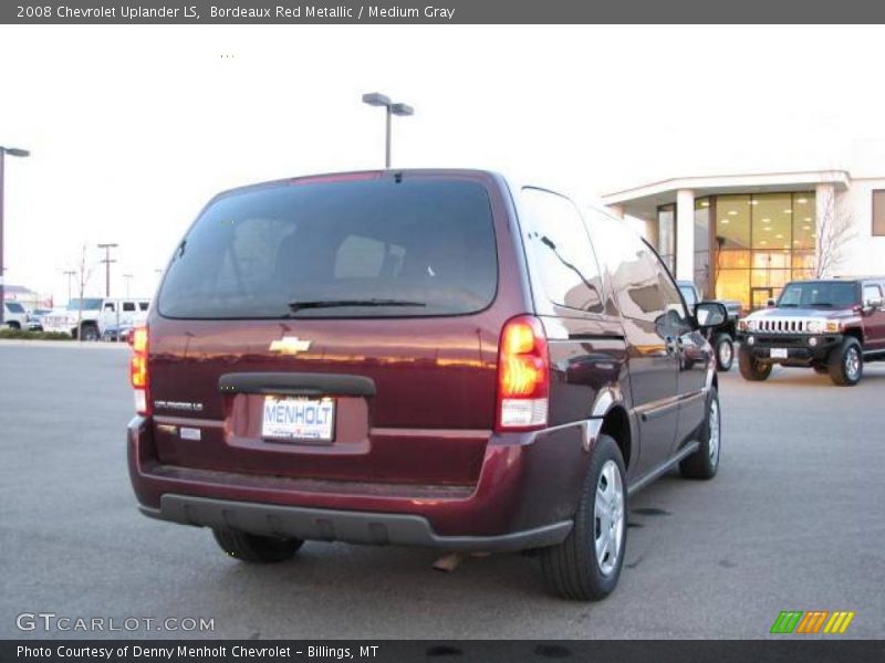 Bordeaux Red Metallic / Medium Gray 2008 Chevrolet Uplander LS