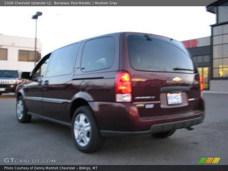 Bordeaux Red Metallic / Medium Gray 2008 Chevrolet Uplander LS