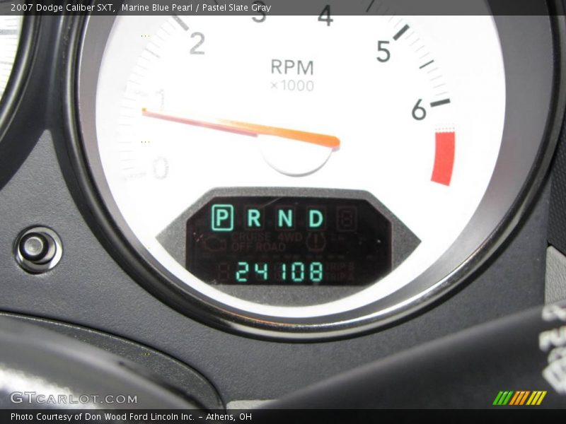 Marine Blue Pearl / Pastel Slate Gray 2007 Dodge Caliber SXT