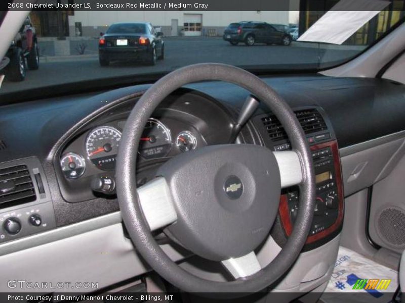 Bordeaux Red Metallic / Medium Gray 2008 Chevrolet Uplander LS
