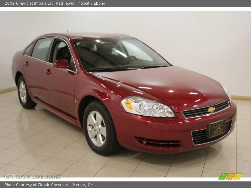 Red Jewel Tintcoat / Ebony 2009 Chevrolet Impala LT