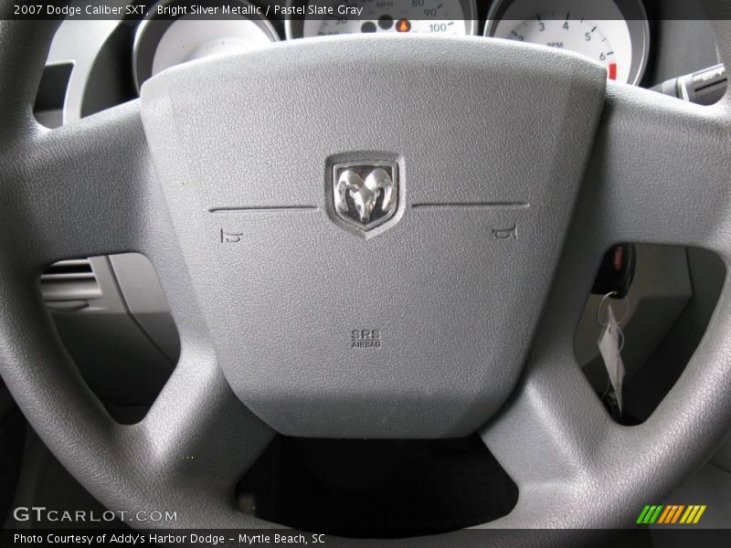 Bright Silver Metallic / Pastel Slate Gray 2007 Dodge Caliber SXT