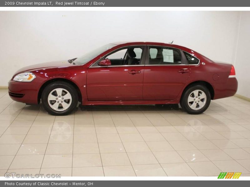 Red Jewel Tintcoat / Ebony 2009 Chevrolet Impala LT