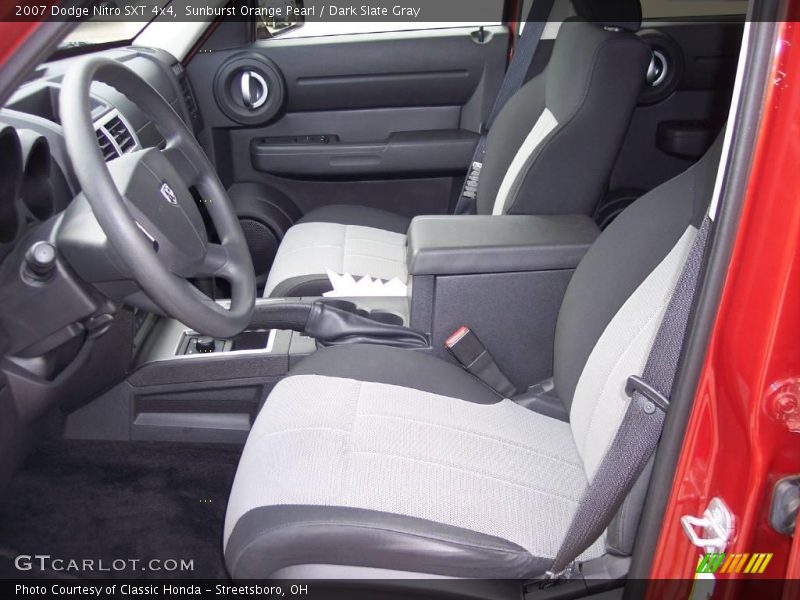 Sunburst Orange Pearl / Dark Slate Gray 2007 Dodge Nitro SXT 4x4