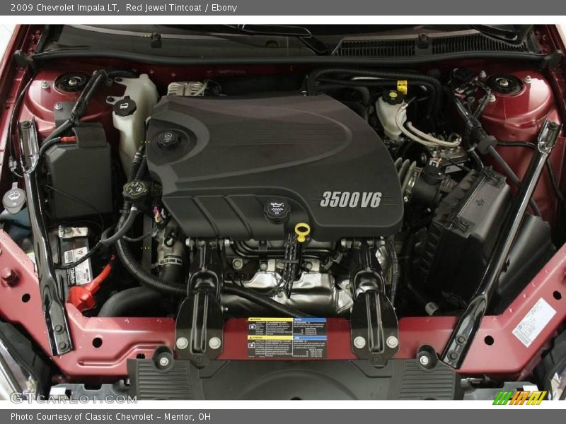 Red Jewel Tintcoat / Ebony 2009 Chevrolet Impala LT