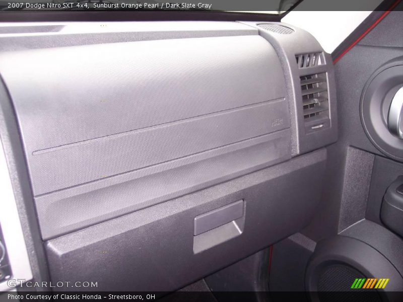 Sunburst Orange Pearl / Dark Slate Gray 2007 Dodge Nitro SXT 4x4