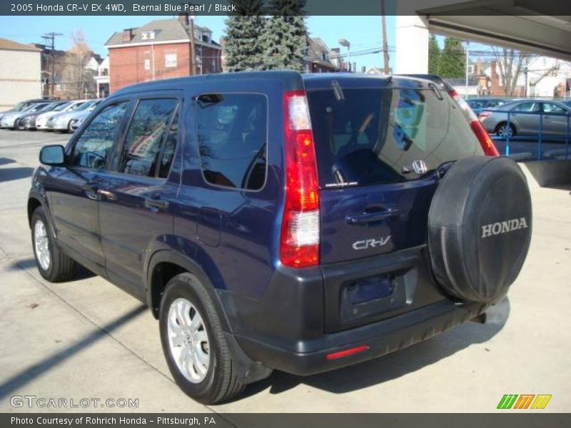 Eternal Blue Pearl / Black 2005 Honda CR-V EX 4WD