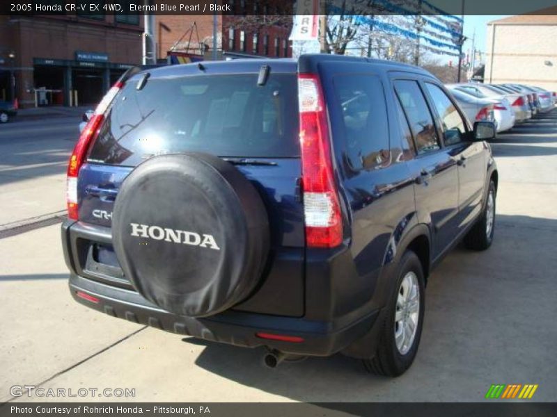 Eternal Blue Pearl / Black 2005 Honda CR-V EX 4WD