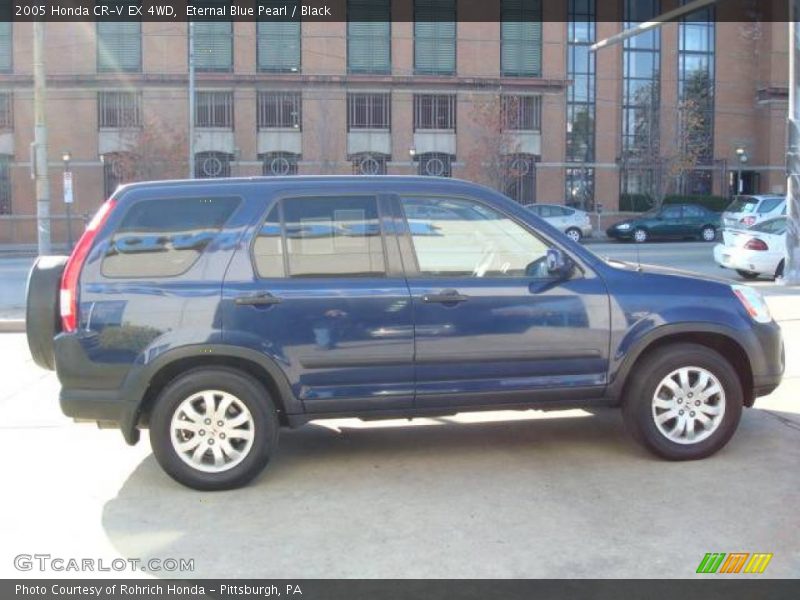 Eternal Blue Pearl / Black 2005 Honda CR-V EX 4WD