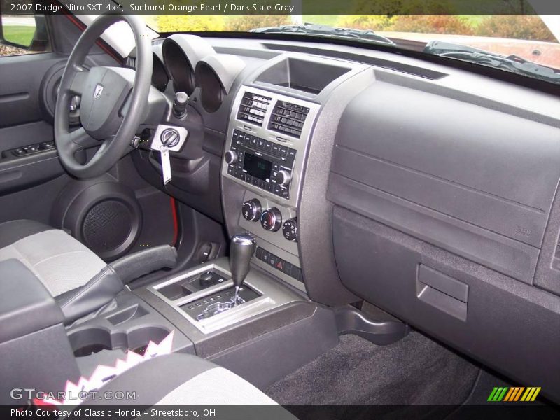 Sunburst Orange Pearl / Dark Slate Gray 2007 Dodge Nitro SXT 4x4