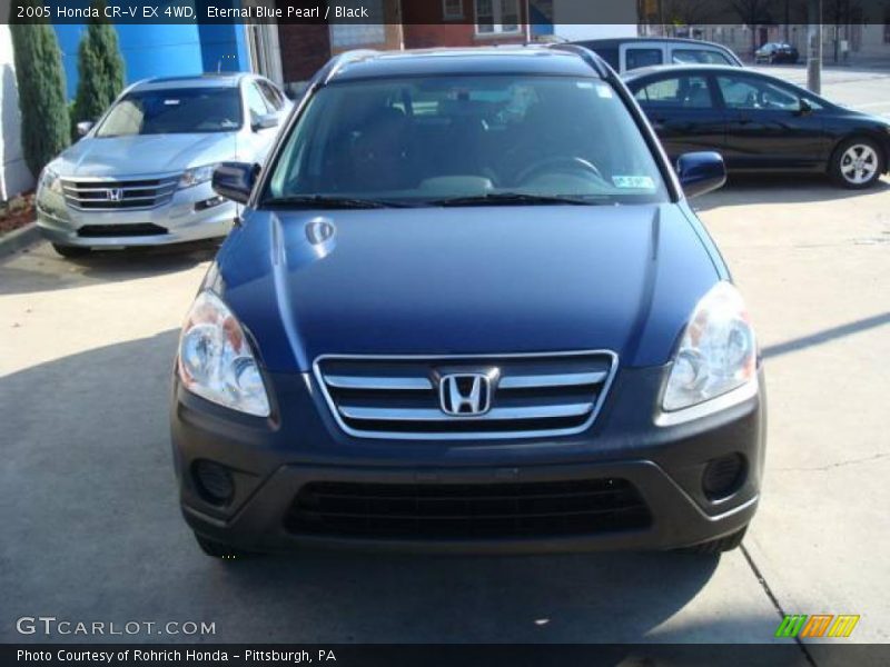 Eternal Blue Pearl / Black 2005 Honda CR-V EX 4WD