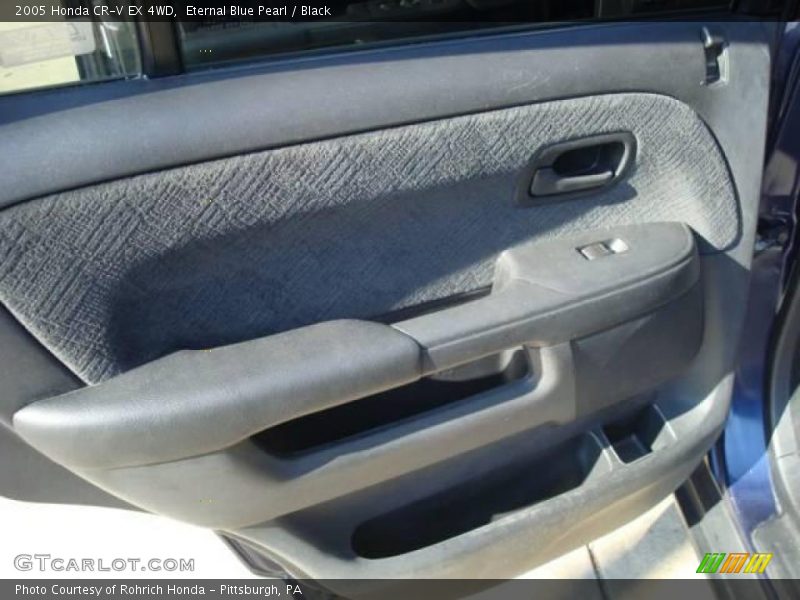 Eternal Blue Pearl / Black 2005 Honda CR-V EX 4WD