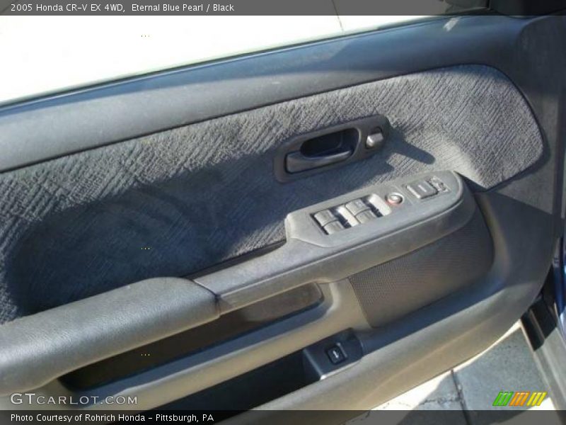 Eternal Blue Pearl / Black 2005 Honda CR-V EX 4WD