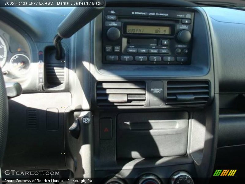 Eternal Blue Pearl / Black 2005 Honda CR-V EX 4WD