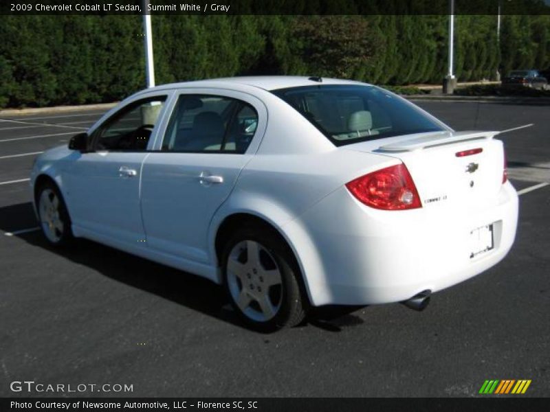 Summit White / Gray 2009 Chevrolet Cobalt LT Sedan