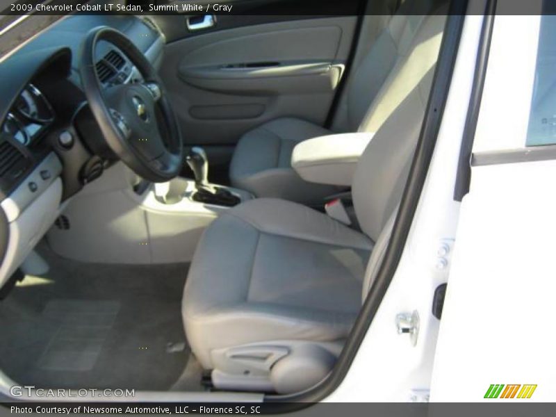 Summit White / Gray 2009 Chevrolet Cobalt LT Sedan