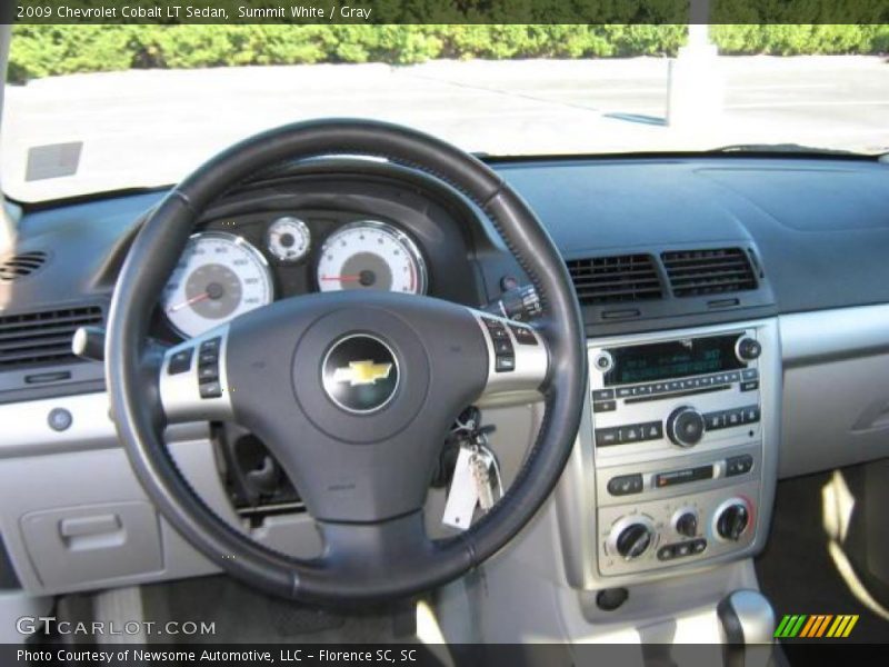 Summit White / Gray 2009 Chevrolet Cobalt LT Sedan