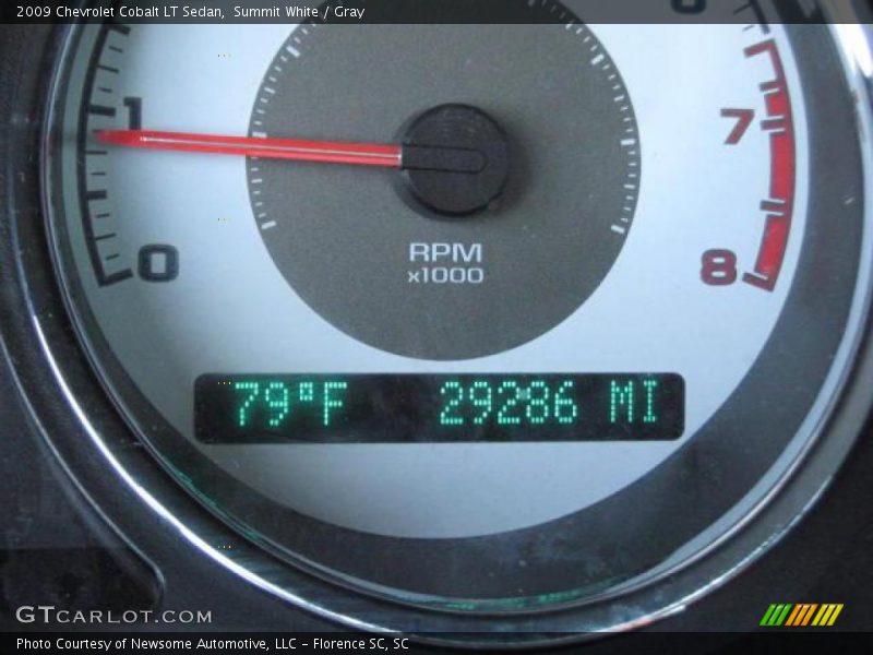 Summit White / Gray 2009 Chevrolet Cobalt LT Sedan