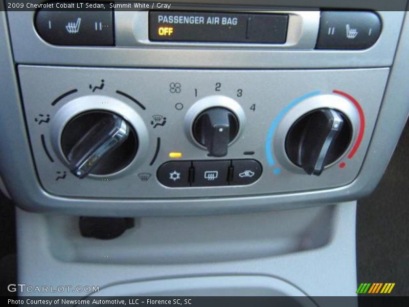 Summit White / Gray 2009 Chevrolet Cobalt LT Sedan