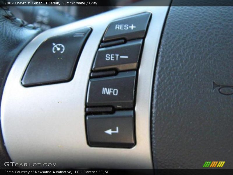 Summit White / Gray 2009 Chevrolet Cobalt LT Sedan