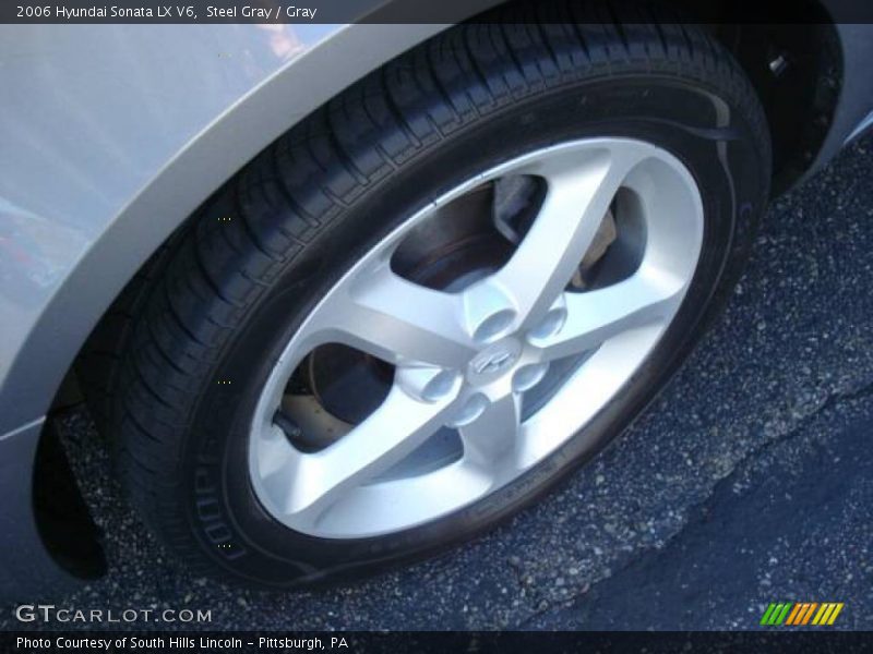 Steel Gray / Gray 2006 Hyundai Sonata LX V6