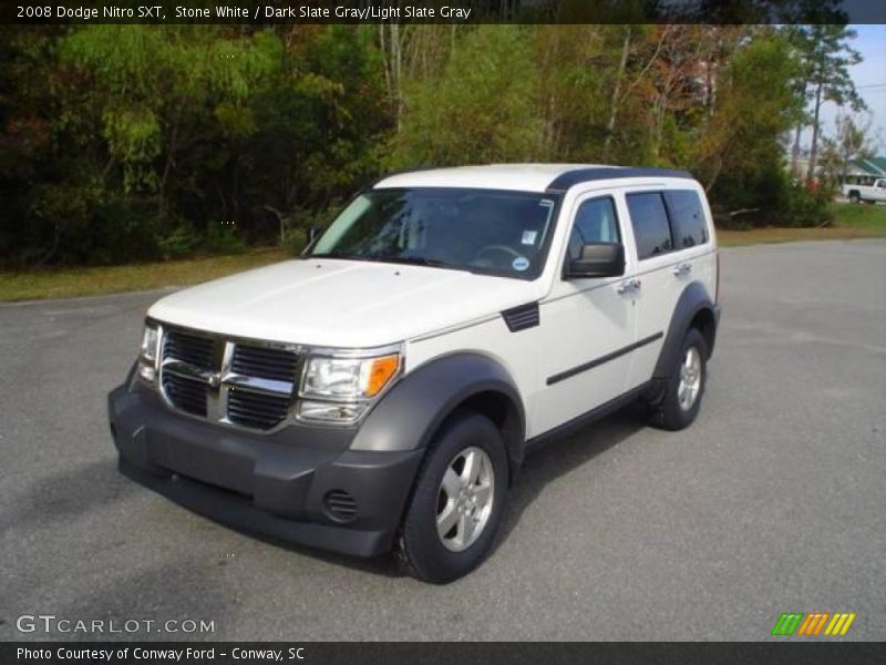 Stone White / Dark Slate Gray/Light Slate Gray 2008 Dodge Nitro SXT