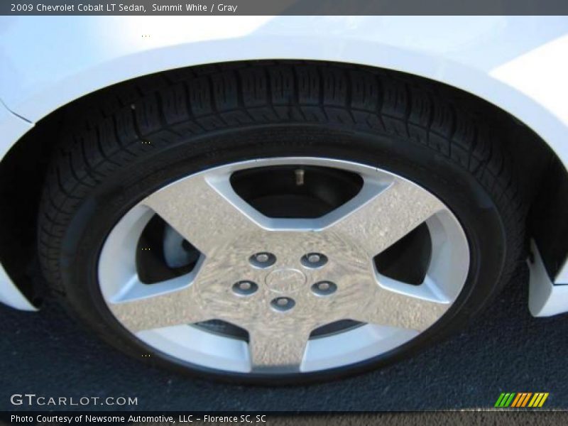 Summit White / Gray 2009 Chevrolet Cobalt LT Sedan