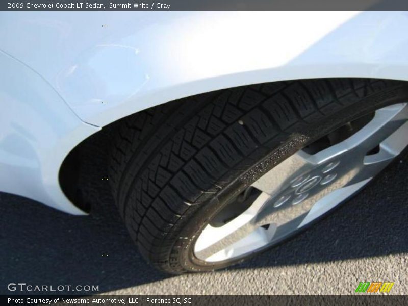 Summit White / Gray 2009 Chevrolet Cobalt LT Sedan